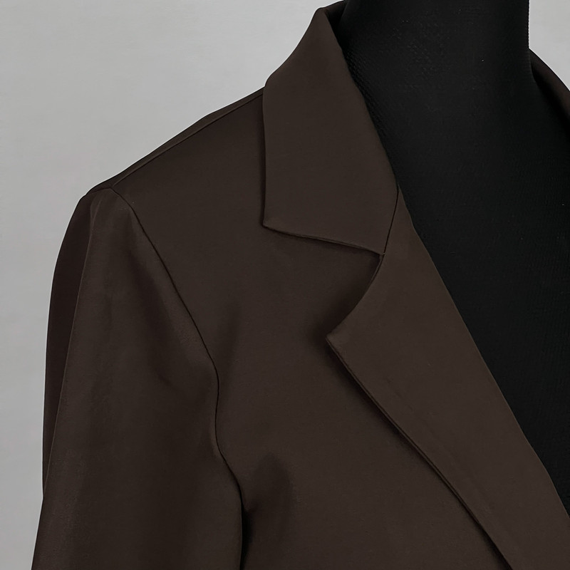 کت رسمی زنانه مدل کلاسیک کرپ مازراتی کد AK1466 - تصویر 5